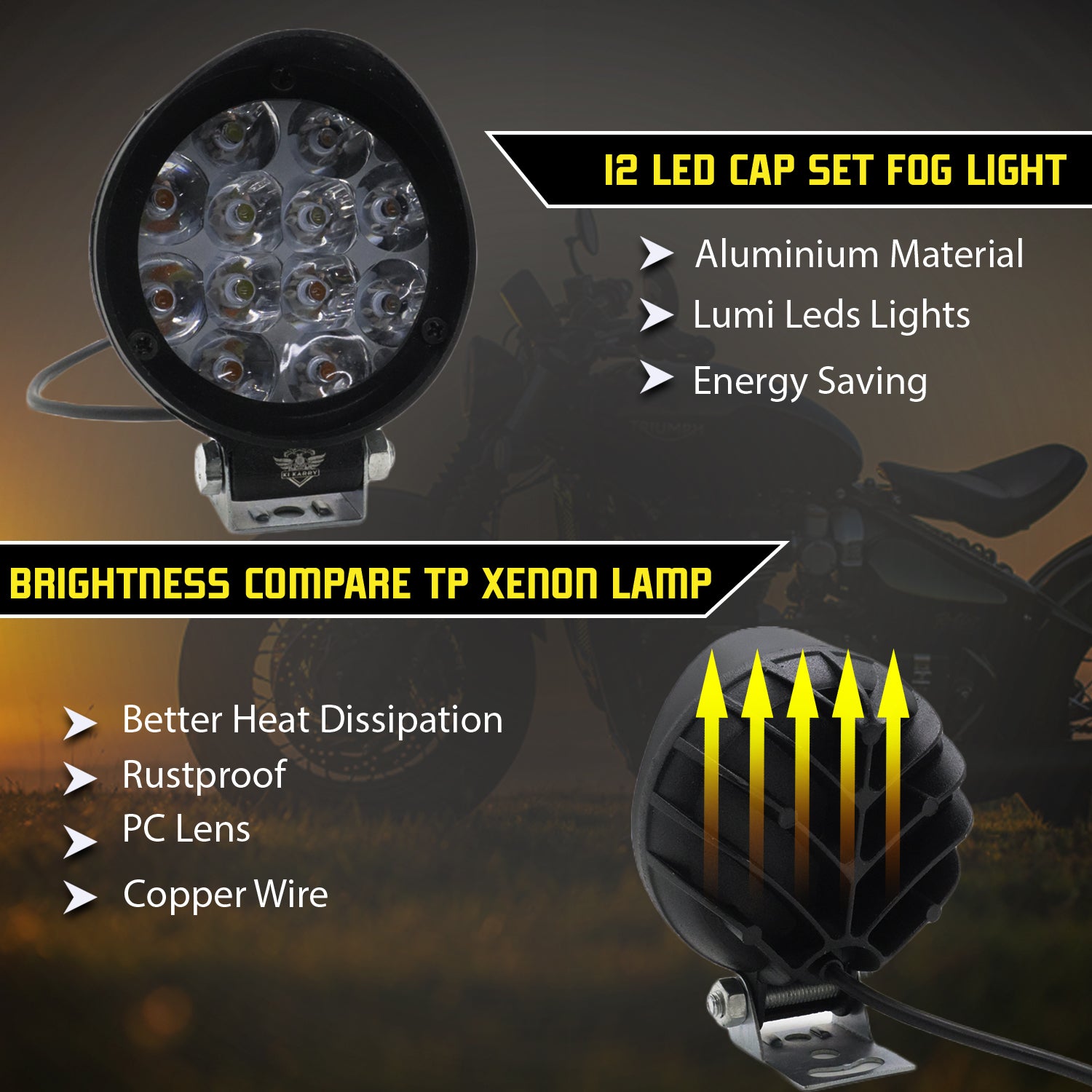 Bike ki outlet led light